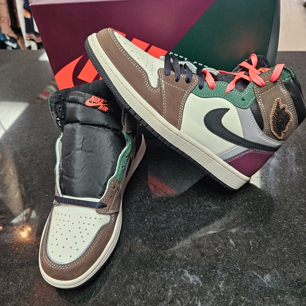 Air Jordan 1 High OG Hand Crafted sz 8 - Picture 6 of 11